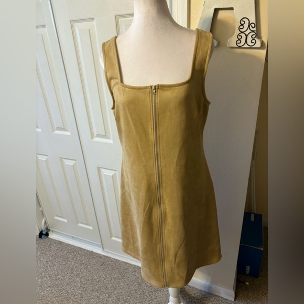 Khaki Jumper Dress from Planet Gold Size XL
